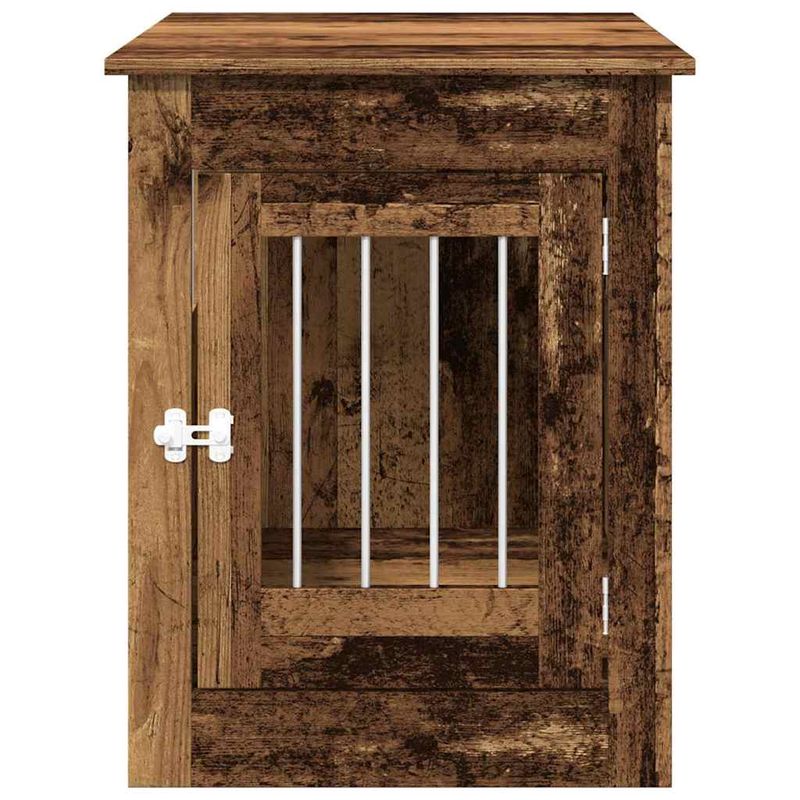 vidaXL meuble de cage pour chiens Bois d'ingénierie