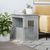 vidaXL meuble de cage pour chiens Bois d'ingénierie