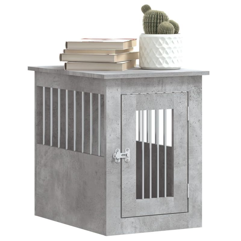 vidaXL meuble de cage pour chiens Bois d'ingénierie
