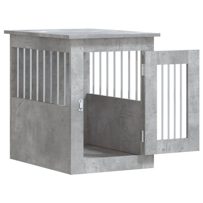 vidaXL meuble de cage pour chiens Bois d'ingénierie