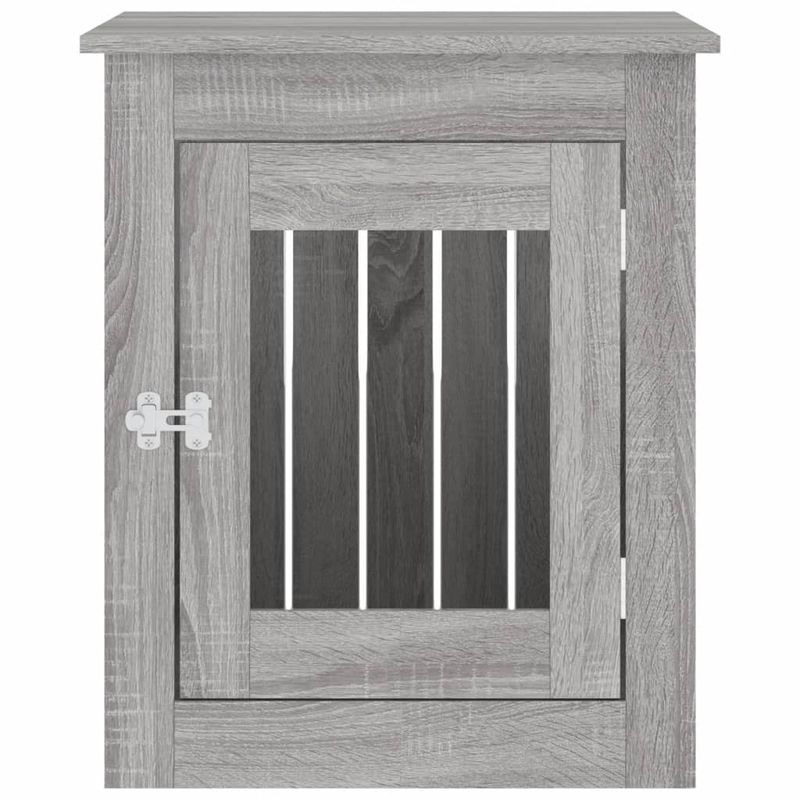 vidaXL meuble de cage pour chiens Bois d'ingénierie