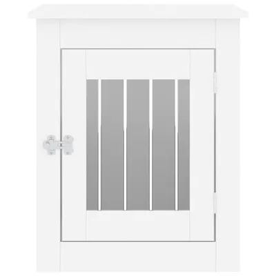 vidaXL meuble de cage pour chiens Bois d'ingénierie