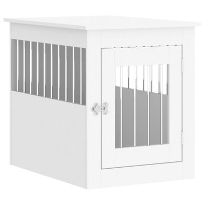vidaXL meuble de cage pour chiens Bois d'ingénierie