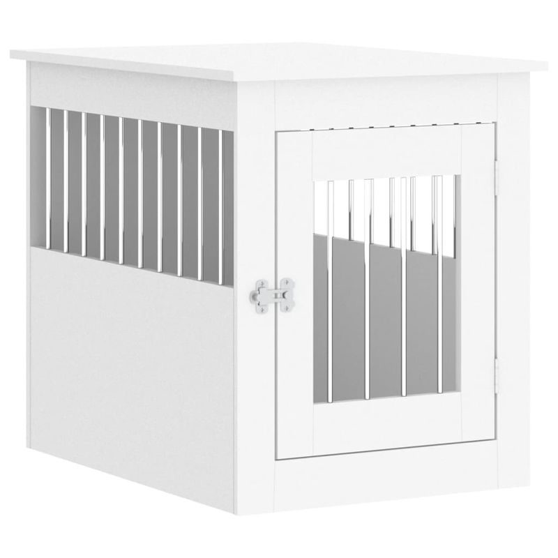 vidaXL meuble de cage pour chiens Bois d'ingénierie