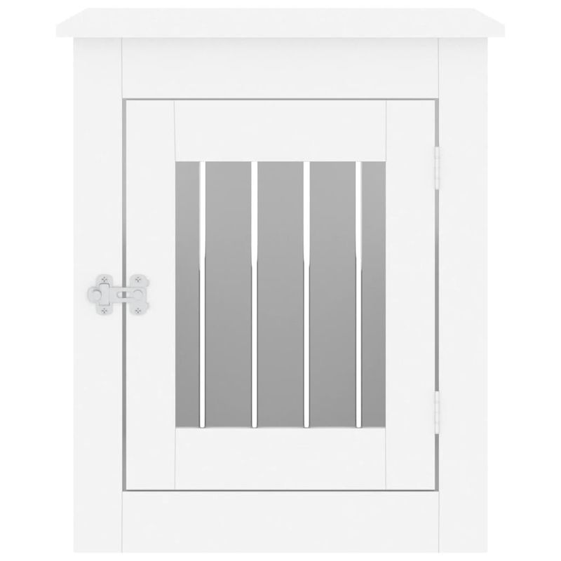 vidaXL meuble de cage pour chiens Bois d'ingénierie