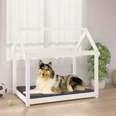 vidaXL lit pour chien Bois de pin vidaXL lit pour chien Bois de pin