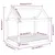 vidaXL lit pour chien Bois de pin vidaXL lit pour chien Bois de pin