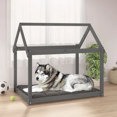 vidaXL lit pour chien Bois de pin vidaXL lit pour chien Bois de pin