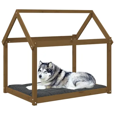 vidaXL lit pour chien Bois de pin vidaXL lit pour chien Bois de pin