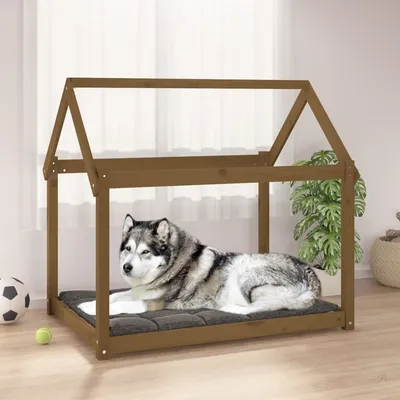 vidaXL lit pour chien Bois de pin vidaXL lit pour chien Bois de pin