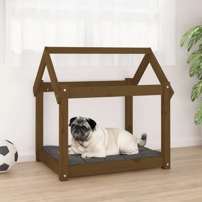 vidaXL lit pour chien Bois de pin vidaXL lit pour chien Bois de pin