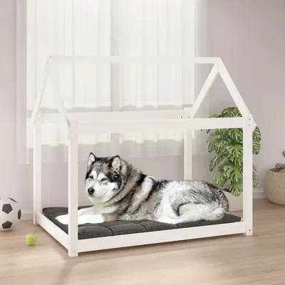 vidaXL lit pour chien Bois de pin vidaXL lit pour chien Bois de pin