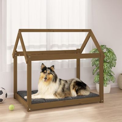 vidaXL lit pour chien Bois de pin massif