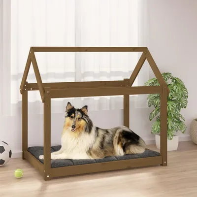 vidaXL lit pour chien Bois de pin vidaXL lit pour chien Bois de pin