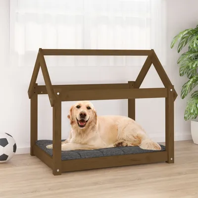 vidaXL lit pour chien Bois de pin vidaXL lit pour chien Bois de pin