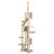 Wiltec Arbre à chat - 233-270 cm de hauteur plafond réglable - design avec