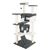 Wiltec Arbre à chat - 130 cm de haut - design ludique avec Balles de jeu -