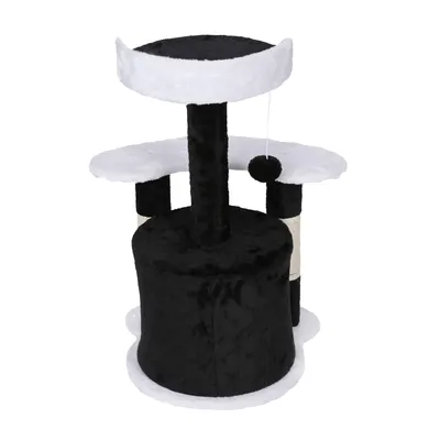 Wiltec Arbre à chat - 65 cm de haut - design ludique Balle de jeu - Meuble
