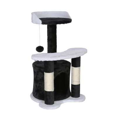 Wiltec Arbre à chat - 65 cm de haut - design ludique Balle de jeu - Meuble