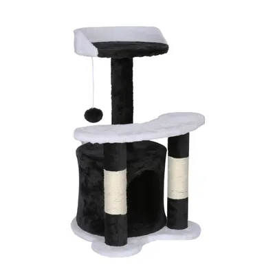 Wiltec Arbre à chat - 65 cm de haut - design ludique Balle de jeu - Meuble