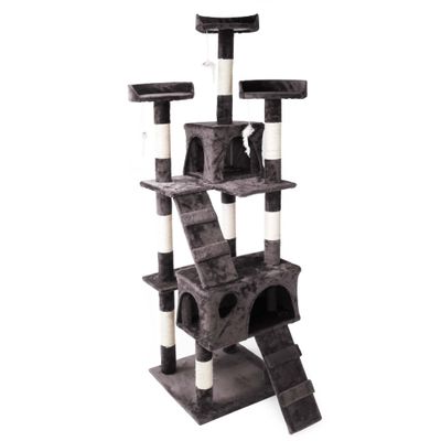 Wiltec Arbre à chat - 170 cm de haut - design ludique avec Souris et Escali