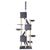 Wiltec Arbre à chat - 233-270 cm de hauteur plafond réglable - design avec