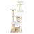 Wiltec Arbre à chat - 130 cm de haut - design ludique avec Balles de jeu -