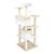 Wiltec Arbre à chat - 130 cm de haut - design ludique avec Balles de jeu -