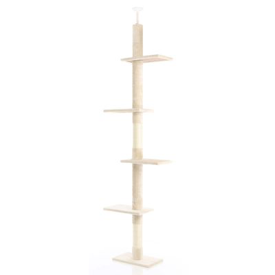 Fudajo Arbre à chat - 230-276 cm de haut - Hauteur de plafond réglable - Me