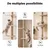 Fudajo Arbre à chat - 230-276 cm de haut - Hauteur de plafond réglable - Me