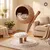 Fudajo Arbre à chat - 83 cm de haut - Meuble grattage félin peluche - Coule Fudajo Arbre à chat - 83 cm de haut - Meuble grattage félin peluche - Coule