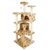 Wiltec Arbre à chat - 130 cm de haut - design ludique « Pattes » avec Balle