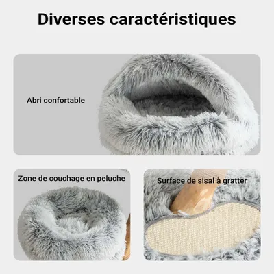 Fudajo Arbre à chat - 80 cm de haut - design ludique « Branche » - Meuble g