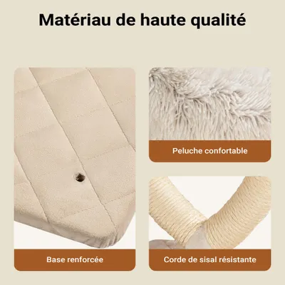 Fudajo Arbre à chat - 95 cm de haut - design « Branche » - Meuble grattage