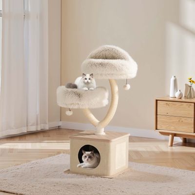 Fudajo Arbre à chat - 95 cm de haut - design « Branche » - Meuble grattage
