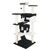 Wiltec Arbre à chat - 130 cm de haut - design ludique avec Balles de jeu -