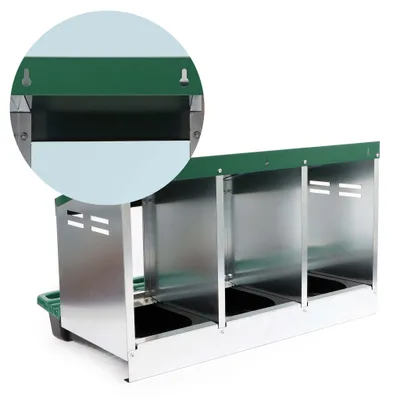 Fudajo Pondoir pour poule 81 x 52 x 48 cm 3x Bac de récupération Ponte Poul