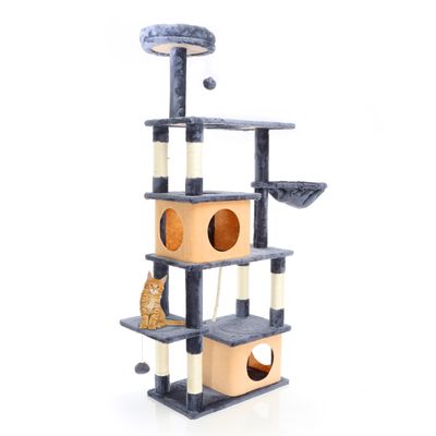 Fudajo Arbre à chat - 161 cm de haut - design ludique avec Boules - Meuble