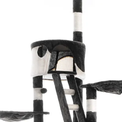 Wiltec Arbre à chat XXL - 240-260 cm de hauteur plafond réglable - design a