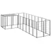 vidaXL chenil Acier