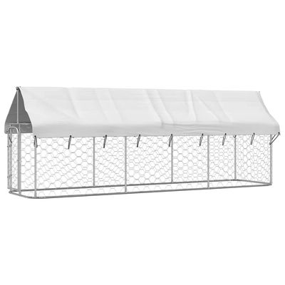 vidaXL niche pour chiens Acier