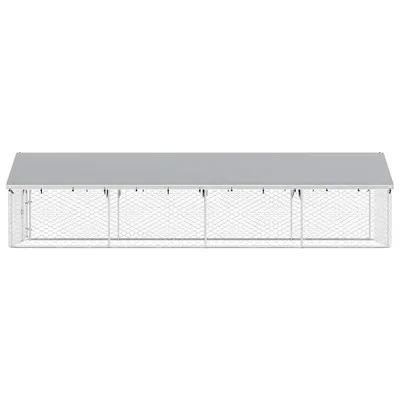 vidaXL niche pour chiens Acier