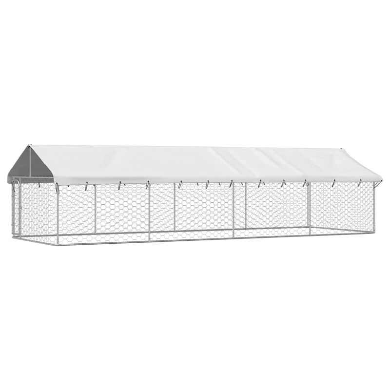 vidaXL niche pour chiens Acier