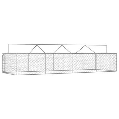 vidaXL niche pour chiens Acier