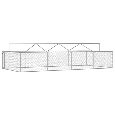 vidaXL niche pour chiens Acier