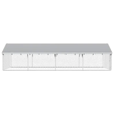 vidaXL niche pour chiens Acier