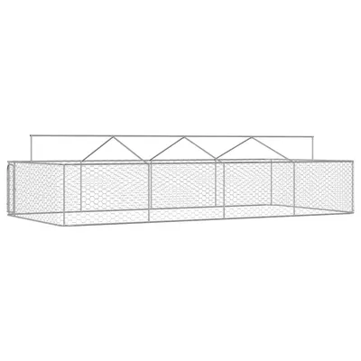 vidaXL niche pour chiens Acier