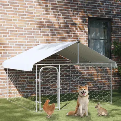 vidaXL niche pour chiens Acier vidaXL niche pour chiens Acier