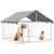 vidaXL niche pour chiens Acier vidaXL niche pour chiens Acier