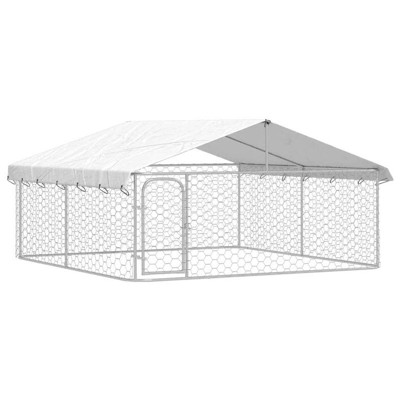 vidaXL niche pour chiens Acier